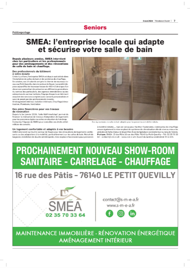 SMEA est dans Tendance Ouest Rouen